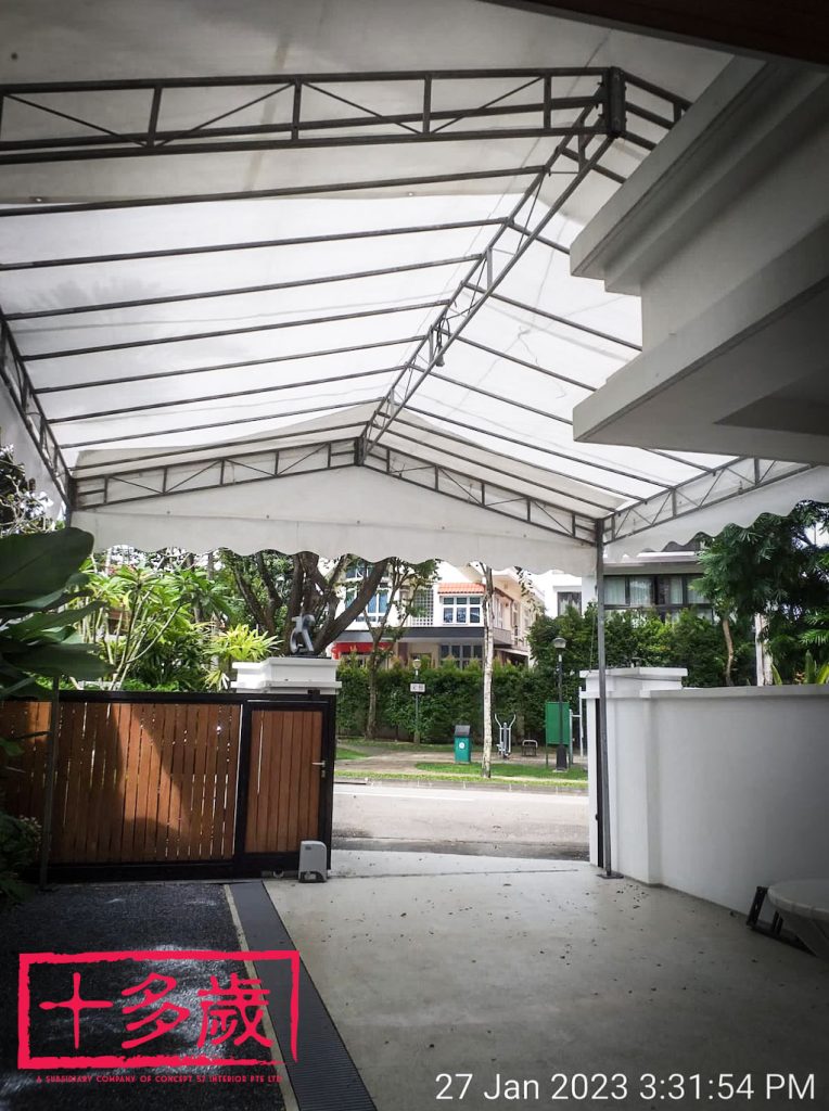 A-Shaped Tentage Setup Singapore